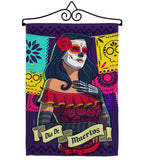 La Calavera Catrina - Halloween Fall Vertical Impressions Decorative Flags HG112102 Made In USA