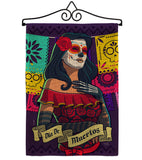 La Calavera Catrina - Halloween Fall Vertical Impressions Decorative Flags HG112102 Made In USA