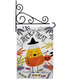 Candy Corn - Halloween Fall Vertical Impressions Decorative Flags HG112103 Made In USA