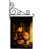 Lantern Pumpkins - Halloween Fall Vertical Impressions Decorative Flags HG112105 Made In USA