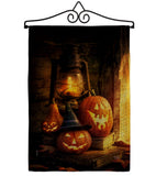 Lantern Pumpkins - Halloween Fall Vertical Impressions Decorative Flags HG112105 Made In USA