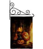 Lantern Pumpkins - Halloween Fall Vertical Impressions Decorative Flags HG112105 Made In USA