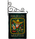 Calavera Sugar Skull - Halloween Fall Vertical Impressions Decorative Flags HG112111 Made In USA