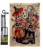 Witch Bouquet - Halloween Fall Vertical Impressions Decorative Flags HG112115 Made In USA