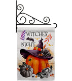 Witches Night - Halloween Fall Vertical Impressions Decorative Flags HG112117 Made In USA