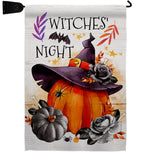 Witches Night - Halloween Fall Vertical Impressions Decorative Flags HG112117 Made In USA