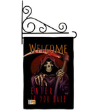 Enter If You Dare - Halloween Fall Vertical Impressions Decorative Flags HG137068 Made In USA