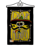 Dia de Muertos Skull - Halloween Fall Vertical Impressions Decorative Flags HG137070 Made In USA