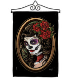 La Calavera Catrina - Halloween Fall Vertical Impressions Decorative Flags HG137086 Made In USA