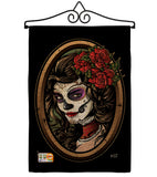 La Calavera Catrina - Halloween Fall Vertical Impressions Decorative Flags HG137086 Made In USA