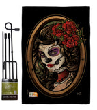 La Calavera Catrina - Halloween Fall Vertical Impressions Decorative Flags HG137086 Made In USA