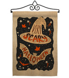 Very Scary Halloween - Halloween Fall Vertical Impressions Decorative Flags HG137094 Made In USA