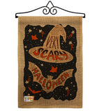 Very Scary Halloween - Halloween Fall Vertical Impressions Decorative Flags HG137094 Made In USA