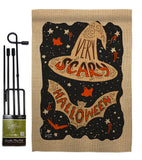 Very Scary Halloween - Halloween Fall Vertical Impressions Decorative Flags HG137094 Made In USA