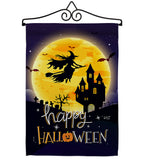 Witchy Halloween - Halloween Fall Vertical Impressions Decorative Flags HG137226 Made In USA