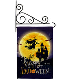 Witchy Halloween - Halloween Fall Vertical Impressions Decorative Flags HG137226 Made In USA