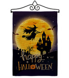 Witchy Halloween - Halloween Fall Vertical Impressions Decorative Flags HG137226 Made In USA