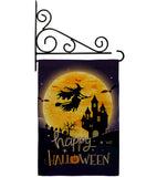 Witchy Halloween - Halloween Fall Vertical Impressions Decorative Flags HG137226 Made In USA