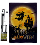 Witchy Halloween - Halloween Fall Vertical Impressions Decorative Flags HG137226 Made In USA