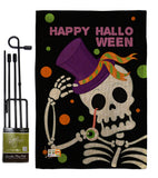 Happy Halloween - Halloween Fall Vertical Impressions Decorative Flags HG137262 Made In USA