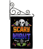 Scary Night - Halloween Fall Vertical Impressions Decorative Flags HG137296 Made In USA