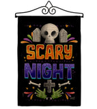 Scary Night - Halloween Fall Vertical Impressions Decorative Flags HG137296 Made In USA