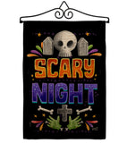 Scary Night - Halloween Fall Vertical Impressions Decorative Flags HG137296 Made In USA