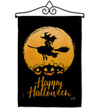 Halloween Witch - Halloween Fall Vertical Impressions Decorative Flags HG137306 Made In USA
