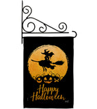 Halloween Witch - Halloween Fall Vertical Impressions Decorative Flags HG137306 Made In USA