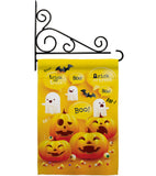 Ghosts And Pumpkins - Halloween Fall Vertical Impressions Decorative Flags HG137557 Made In USA