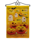 Ghosts And Pumpkins - Halloween Fall Vertical Impressions Decorative Flags HG137557 Made In USA