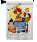 Joyful Halloween - Halloween Fall Vertical Impressions Decorative Flags HG137585 Made In USA