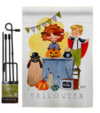 Joyful Halloween - Halloween Fall Vertical Impressions Decorative Flags HG137585 Made In USA