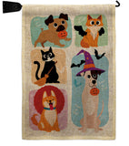 Halloween Dress Up - Halloween Fall Vertical Impressions Decorative Flags HG137623 Made In USA