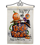 Trick Or Treat Day - Halloween Fall Vertical Impressions Decorative Flags HG190172 Made In USA