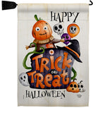 Trick Or Treat Day - Halloween Fall Vertical Impressions Decorative Flags HG190172 Made In USA