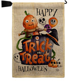 Trick Or Treat Day - Halloween Fall Vertical Impressions Decorative Flags HG190172 Made In USA