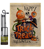 Trick Or Treat Day - Halloween Fall Vertical Impressions Decorative Flags HG190172 Made In USA