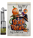 Trick Or Treat Day - Halloween Fall Vertical Impressions Decorative Flags HG190172 Made In USA