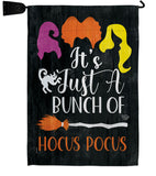 Bunch of Hocus Pocus - Halloween Fall Vertical Impressions Decorative Flags HG190179 Made In USA