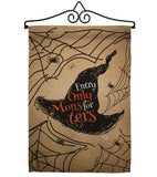 Entry Only For Monsters - Halloween Fall Vertical Impressions Decorative Flags HG191021 Made In USA