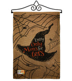 Entry Only For Monsters - Halloween Fall Vertical Impressions Decorative Flags HG191021 Made In USA