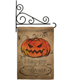 Happy Halloween - Halloween Fall Vertical Impressions Decorative Flags HG191023 Made In USA