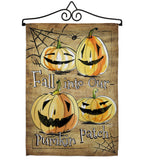 Halloween Pumpkin Patch - Halloween Fall Vertical Impressions Decorative Flags HG191025 Made In USA