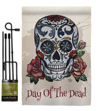 Day of the Dead - Halloween Fall Vertical Impressions Decorative Flags HG191026 Made In USA