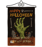 Come in if not Afraid - Halloween Fall Vertical Impressions Decorative Flags HG191027 Made In USA