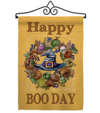 Happy Boo Day - Halloween Fall Vertical Impressions Decorative Flags HG191028 Made In USA