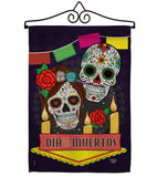 Dia de los Muertos - Halloween Fall Vertical Impressions Decorative Flags HG191029 Made In USA