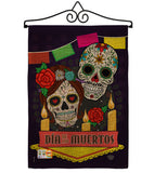 Dia de los Muertos - Halloween Fall Vertical Impressions Decorative Flags HG191029 Made In USA