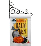 Happy Halloween Spirit - Halloween Fall Vertical Impressions Decorative Flags HG192073 Made In USA